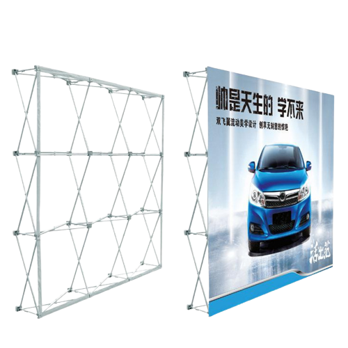Portable advertising pop up banner wall display removebg preview